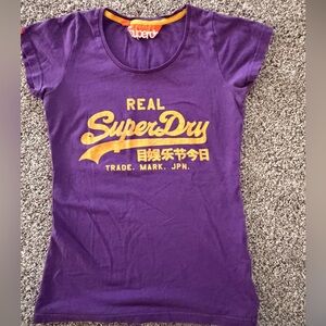 Superdry Women's Purple shirt - small women